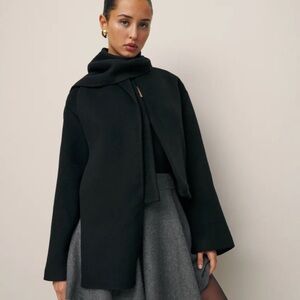 Reformation porter cropped coat